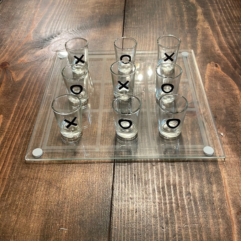 🌟Host Pick🌟Tic Tac Toe Shot Glass Game